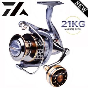 Baitcasting Reels High Quality Max Drag 21KG Spool Mulinello da pesca Gear 52 1 Rapporto Velocità Spinning Casting Carpa per acqua salata 230614