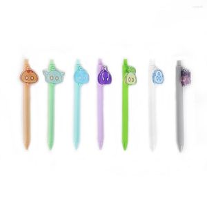 1Pcs Cute Game Genshin Impact Gel Pen Kawaii Figure Press Penne per cancelleria regalo per studenti di forniture per ufficio scolastico