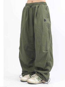 Spodnie damskie capris houzhou duże sporne spożycie ładunków kobiety japoński styl gorpcore szeroko nogi joggery hipis lupgy vintage spodnie spodnie dresowe spodnie