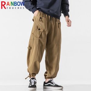 Штаны Rainbowtouches Fashion Classic Brand Mens Mens Cargo Bants Градиент цветовые брюки на улицу с прямой уличной комбинезонами