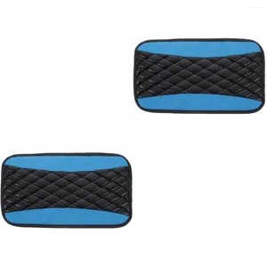 Car Seat Covers 2 Count Luggage Cover Console Pad Auto Arm Rest Upholstered Cushion Armrest Pads