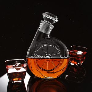 Bar Tools Flower Shaped Glass Decara