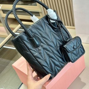 Totes de luxo Mibag Designer Mini Tote Bag Denim Diamond Handbag Tote Womens Wrinkled Handbags Womens Classic Large Capacity Shopping Bags Lady purse 0613