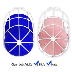 Storage Baskets Hat Washer Cleaners Baseball Cap Fit for AdultKids Dryer Frame Washing Cage Cleaning Shaper Protector 230613