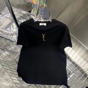 23SS Limited Edition Designer T Shirt Women Men YS koszule Wysokiej jakości złotą cebulę Drukowane workowate z krótkim rękawem w masie rozmiar wybuchowy 651