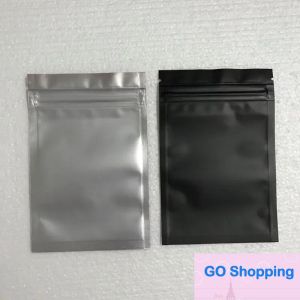 300pcs/Lot Colored Aluminum Foil Self Seal Zipper Plastic Bag Packaging For Food Snack Storage Matte Mylar Mylar Baggies 8.5*13cm