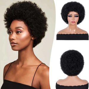 Lace Wigs BCHR Afro Kinkly Curly Wigs Synthetic Wig for Black Women Natural Color High Temperature Fiber Z0613