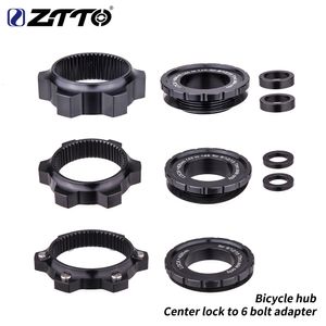 Bike Wheels ZTTO Hub Center Lock Spacer to 6 Bolt Disc Brake Boost Adapter Front 15x100 To 15x110 Rear Washer 142 148 Thru Axle 230612