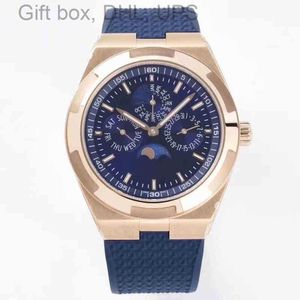 Automatisk 4300V Superclone King Mondphasen Vacherosn Male Luxury Blue Watch Designer Mechanical 8F Steel Moon Phase Superwatches 4300V Multifunktion WRV0