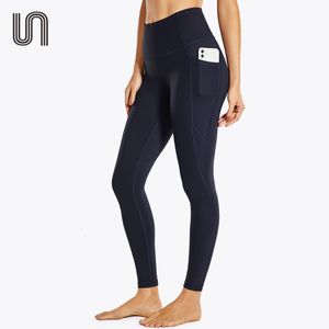 Yoga outfit kvinnor träning leggings naken känsla last hög midja atletiska byxor elastiska smala sexiga byxor höfter lyft 230612