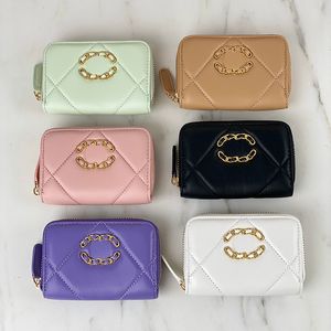 Designer-Geldbörse, Geldbörse, Umschlagtaschen, Geldbörsen, Damenmode, C-Typ, gesteppte Taschen, Gitter-Umhängetasche, echtes Leder, Reißverschluss-Clutch, Geldbörse, Taschen, luxuriöse Tragetasche