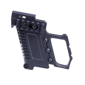 Revista tática estender suporte coldre de pistola multifuncional apertos táticos para acessórios gl para g17 g18 g191837322300e