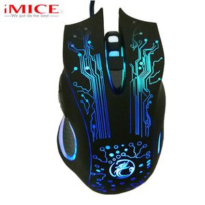 Mice iMice USB Wired Gaming Mouse Ergonomic LED Backlight Optical Mouse Gamer Cable Mice for PC Computer Laptop for CS GO LOL Dota X9