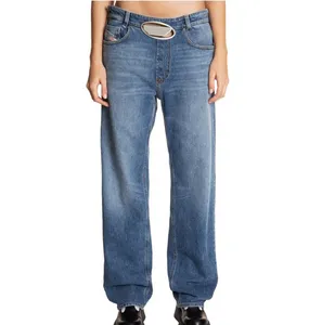 Jeans feminino streetwear cintura alta jeans moda feminina mulheres meninas calças largas calças femininas jeans feminino bolsa jeans feminina mom jeans