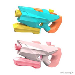 Sand Play Water Fun Gun Lifting Guns Toy Children's Pool Rifle Beach Summer Seaside Swimming Game Battle Square Small Rafting Spray Blue/ Pink R230613