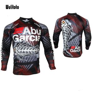 Camisas de ciclismo Tops Camisa de pesca de manga comprida de verão respirável e secagem rápida roupas masculinas ao ar livre 230613