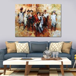 Abstract Pop Art Kotel2 Painting on Canvas Hand Painted Modern Restaurant Decor