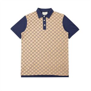 Herren-Stylist-Polohemden, Luxus-Italien-Männerkleidung, kurzärmelig, modisch, lässig, Sommer-T-Shirt für Herren. Viele Farben sind erhältlich, Größe M-3XL ##22