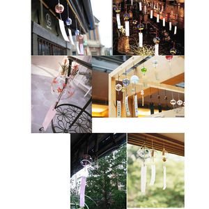 Garden Decorations 1PC Wind Bell Wind Chimes Handmade Glass Kitchen Office Decor room decor For Home Decoration Party