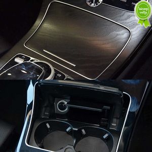 New For Mercedes Benz GLC C Class W253 W205 2015 2016 2017 2018 2019 2020 Console Center Ashtray Cup Holder Strip Trim Accessories