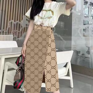 Womens Sexy Skirts Summer A-Line Skirt Ladies Girl Designer Dress with Letter Printed Dresses