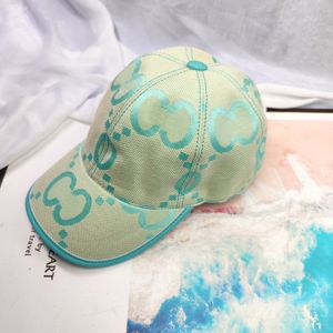 Luksurys desingers litera czapka baseballowa czapki czapki haft haft słoneczny czapki moda blok designu rekrea