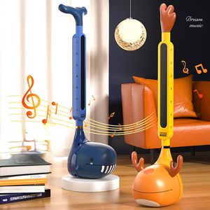 Trummor Percussion Otamatone Toys Japanese Electronic Musical Instrument Portable Synthesizer Funny Magic Sound Toys Creative Gift for Kids Adults 230612