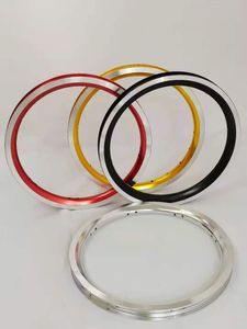 Bike Wheels 14 inch bike rim polished aluminum alloy bicycle double layer red 412 rims 230612