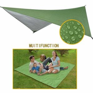 Hängmattor Camping Hammock Net Hammock Canopy Portable Hammock Rain Fly Tree Stems For Camping Survival Travel