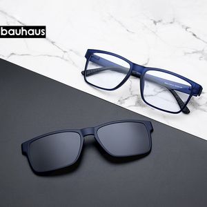 Sunglasses Frames High End Quality Optical Eyeglasses Frame Clip On Magnets Polarized Myopia Glasses sunglasses Spectacle Frame For Male 230612