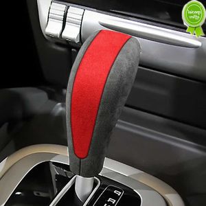 New Car Gear Shift Knob Protective Cover Frame Suede Decoration Accessories For Porsche Cayenne 2004 2005 2006 2007 2008 2009