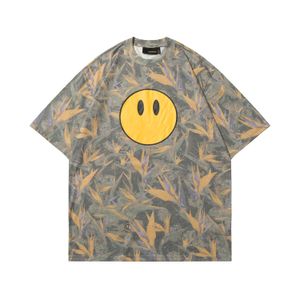 D rew shirt Designer smiling face T-shirts Printed Fashion man angels T-shirt Cotton Casual Tees Short Sleeve Luxury Hip Hop Streetwear T-Shirt SIZE S-XL Y35