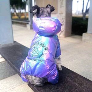 Jackets Pet Dog Clothing Winter Warm Clothes for Small Dogs Puppy Coat Thicken Jumpsuit Waterproof Dogs Down Jacket Cotton Padded