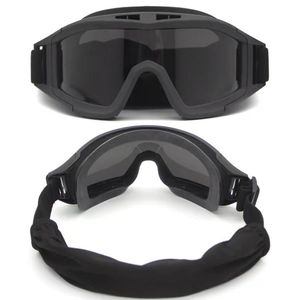 Taktische Schutzbrillen Schießen Sonnenbrille 3 Objektiv Taktisches Zubehör Airsoft Paintball Motorrad Winddichte Wargame-Brille4854815222t