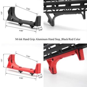 Aplus Blackred Coloraluminum Handstop taktyczny MLOK Style Ręcznie Zestaw Stop Zestaw Ultralight Anoidzed 5733073253V