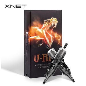 Tattoo Needles XNET U-REX Tattoo Cartridge Needles 20pcs 1RL 3RL 5RM 7RM Disposable Sterilized Safety Tattoo Needle for Permanent Makeup Tattoo 230612