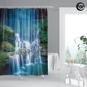 Curtains Fashion 3D Beach Shells Funny Bath Shower Curtain, Mildew Resistant Extra Long Plain Kids Hotel Shower Curtains/