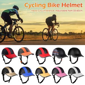 Capacetes de ciclismo capacete de bicicleta ajustável boné de beisebol anti-UV segurança bicicleta homem mulher estrada para patinação MTB ao ar livre 230614