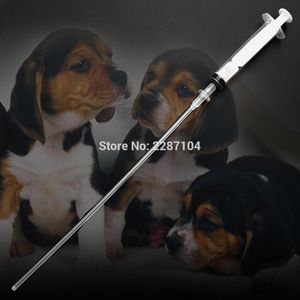 Fütterung 10 Sets Hunde, Hunde, Ziegen, Schafe, Vögel, Pferde, künstliche Befruchtung, AI, Rasse, Futter, Welpen, Kinder, Kit, Katheter, 11-Zoll-Stab + 10-ml-Spritze