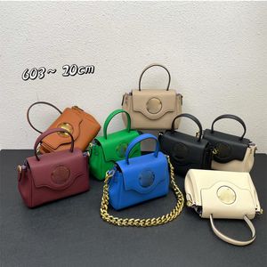 Top Tote Bag 7A Designer-Umhängetasche Handtasche für Damen Umhängetasche Metallkette Clutch-Geldbörse Mini Braun Handtaschen