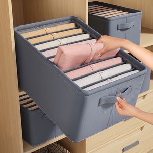 Storage Boxes Bins Stronger For Wardrobe Clothes Organizer Pants Box With PP Board Folding Clothing Organizers 230613