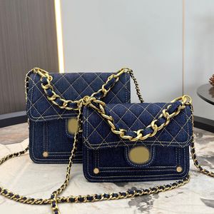 Denim Bags Designer Brand Bag Backpack Chains 2023 Crossbody Luxury Handbags Fashion Shoulder High Quality Bag Women Letter Purse Phone Wallet Artwork