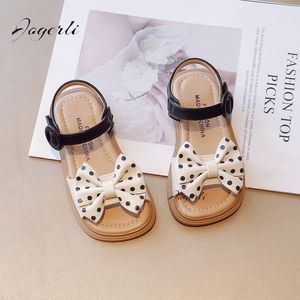 Sandals Summer Girls' Sandals Cute Bow Baby Girls' Apartment Princess Shoes Fashion Children's Beach Slider 230613