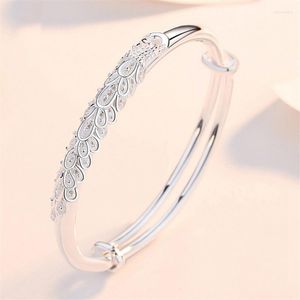 Link Bracelets Fashion Peacock Charm Bracelet &Bangle For Women Elegant Party Jewelry Sl049