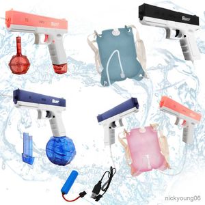 Sand Play Water Fun Electric Gun For Kids Summer Outdoor Beach Festival Toy Gifts Full-Automatic Shooting Boy Toys R230613