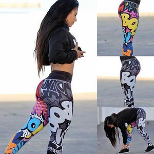 Leggings Femininas Leggings Femininas com Impressão Digital Leggings Workout Cintura Alta Push Up Leggings Mujer Fitness Leggings Calças Femininas