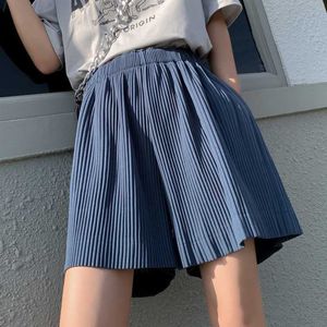 Damen-Shorts, Damen-Shorts, Sommer, einfarbig, lockere kurze Hosen, hohe Taille, Sportbekleidung, weiblich, 2021, Kleidung, lässige Mode, Shorts für Damen