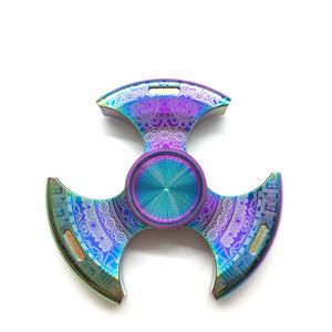 Spinning Top Aço Inoxidável Fidget Spinner Mute R188 Bearing Senior Metal Hand Tip Fingertip Gyro Stress Relief Toys for Adult Kids 230612