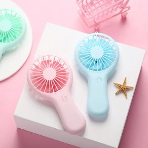 Handheld Small Fan Cooler Portable Small USB Charging Fan Mini Silent Charging Desk Dormitory Office Student Gifts 0615