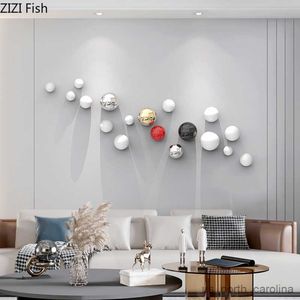 Decorações de jardim Simplicidade Bola Decorativa Enfeites para pendurar na parede Decoração de sala de estar Artesanato esférico Decoração de quarto estética Exibição de pano de fundo R230613